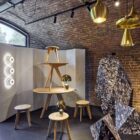 маса tom dixon slab large round natural