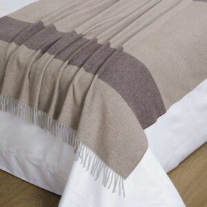 одеяло frette balze brown/brown