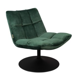 стол dutchbone bar velvet lounge green