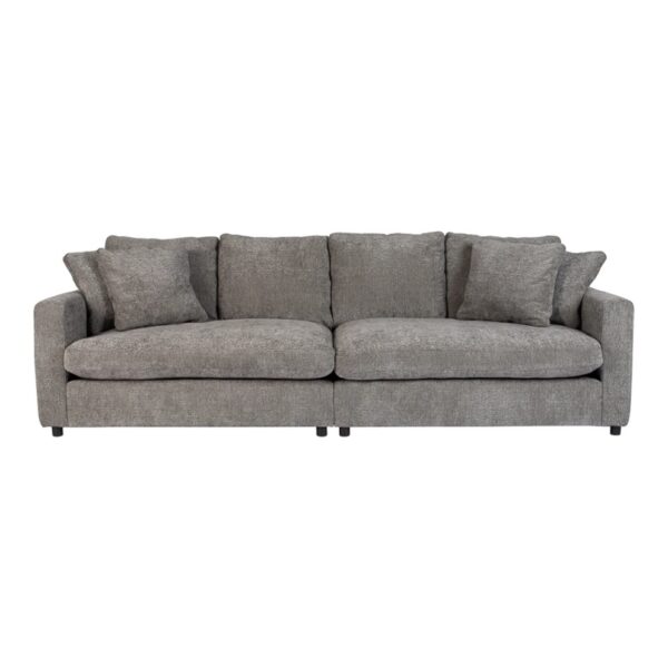 диван zuiver sense 3 seater grey soft