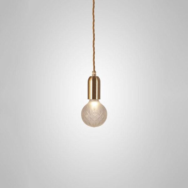 пендант lee broom crystal bulb frosted