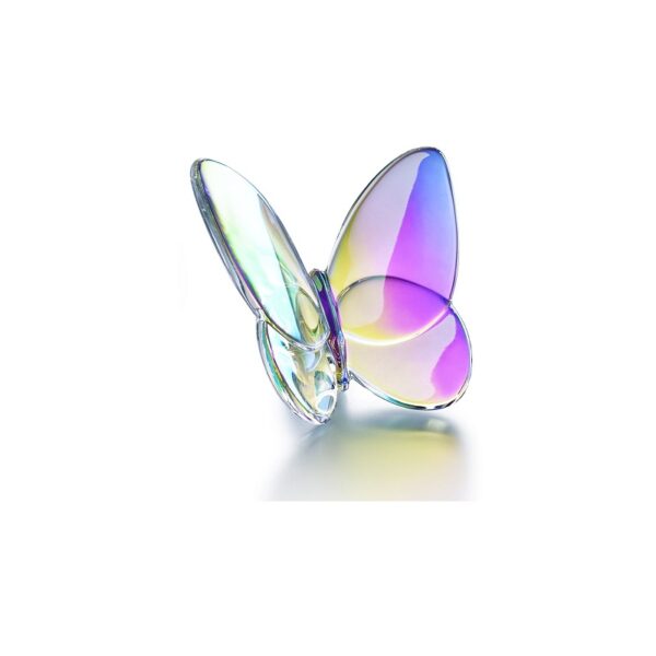 декорация baccarat papillon lucky butterfly iridescent clear