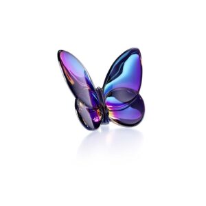 декорация baccarat papillon lucky butterfly blue scarab