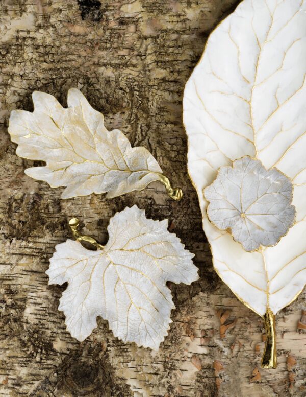 плато michael aram winter leaves magnolia