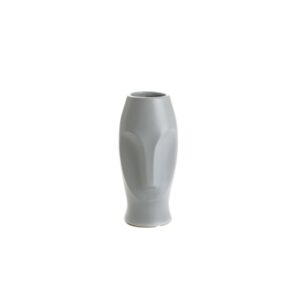 ваза asiatides moai ceramic grey s