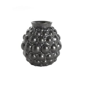 ваза asiatides bubbles ceramic graphite l