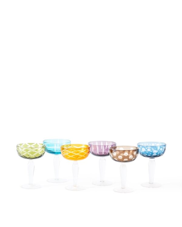 чаши за шампанско pols potten cuttings multicolour coupe x 6