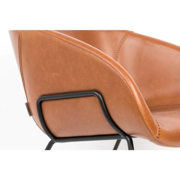 кресло zuiver feston brown
