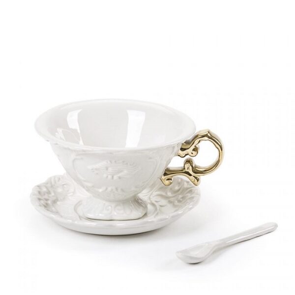 чаша за чай seletti i-wares i-tea gold