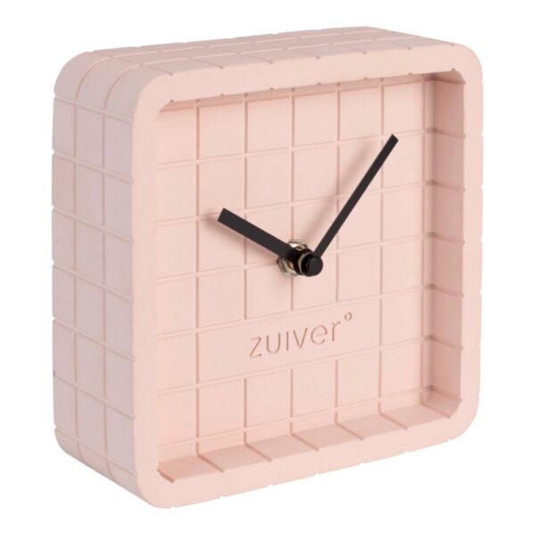 часовник zuiver cute concrete pink