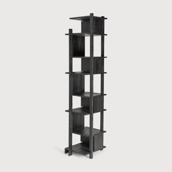 етажерка ethnicraft teak abstract black column