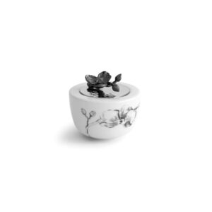 захарница michael aram black orchid porcelain