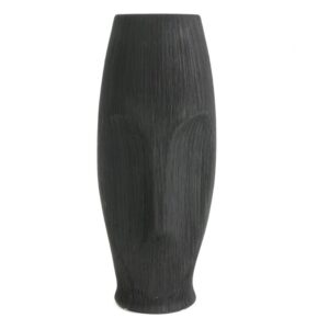 ваза asiatides moai ceramic black l