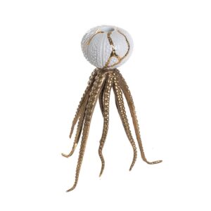 свещник asiatides octopus bronze white gold