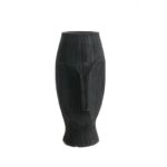 ваза asiatides moai ceramic black m