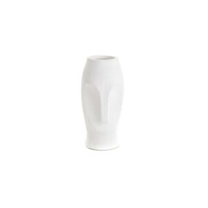 ваза asiatides moai ceramic white s