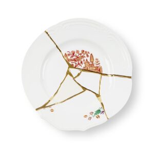 чиния за основно seletti kintsugi red