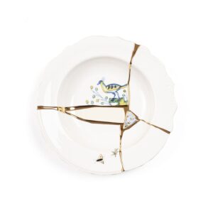 чиния за супа seletti kintsugi bird