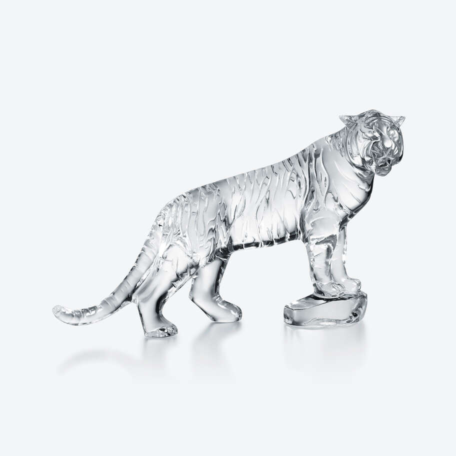 декорация baccarat bengal roaring sculpture