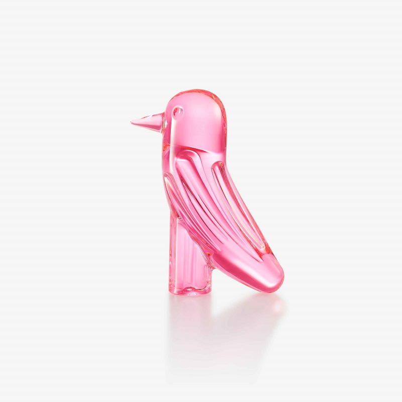 декорация baccarat faunacrystopolis pink bird