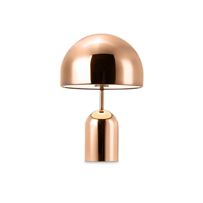 настолна лампа tom dixon bell led copper