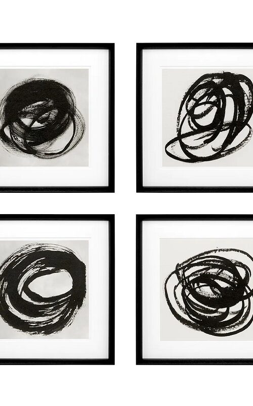 постери сет от 4 броя eichholtz black & white