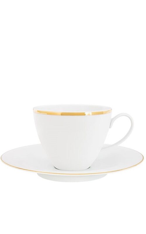 чаша и чинийка за чай porcel ballet ob golden