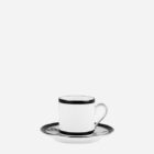 чаша за кафе и чинийка dolce and gabbana zebra porcelain espresso set