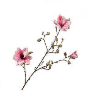 цвете silk-ka magnolia spray mauve 103 cm