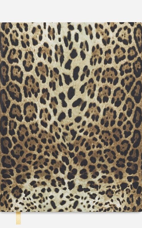 тетрадка dolce gabbana leopard blank large