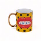 чаша seletti porcelain mug shit