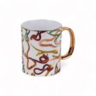 чаша seletti porcelain mug snakes