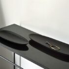 комплект подноси ethnicraft thin oval black mahogany