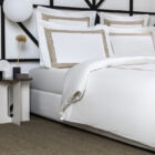 спален комплект frette breeze border milk natural 260x240