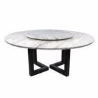 трапезна маса fendi casa ford d180 marble with lazy susan d90