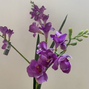 цвете silk-ka freezia spray violet 81cm