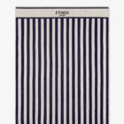 хавлиена кърпа fendi casa pequin navy white 100x170