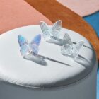 декорация baccarat papillon lucky butterfly diamond clear