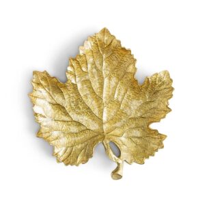 плато michael aram new leaves grape leaf snack plate