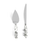 прибори за сервиране michael aram white orchid wedding cake knife and server set