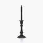 свещ baccarat harcourt candlestick black