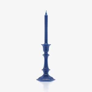 свещ baccarat harcourt candlestick blue