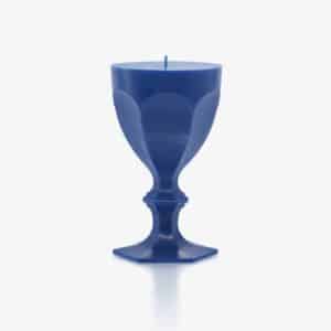 свещ baccarat harcourt glass blue