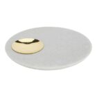 дъска за сервиране tom dixon stone serving board brass