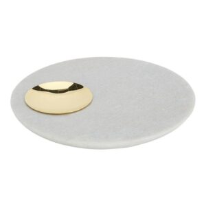 дъска за сервиране tom dixon stone serving board brass