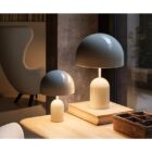 настолна лампа tom dixon bell portable led grey