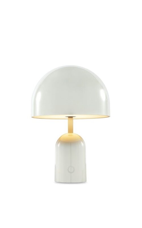 настолна лампа tom dixon bell portable led grey