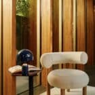 настолна лампа tom dixon bell portable led indigo
