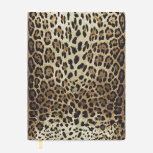 тетрадка dolce and gabbana leopardo lined large