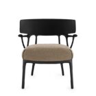 кресло kartell a.i. lounge boucle taupe